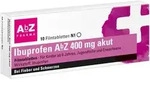 Ibuprofen AbZ 400mg akut 10 St Filmtabletten