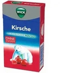 WICK Husten Bonbons WILDKIRSCH & EUKALYPTUS ohne Zucker 46 g Bonbons