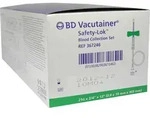 BD VACUTAINER Safety Lok Sicherheitspunktionsbesteck gr&uuml;n 50 St