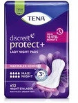 TENA LADY NIGHT PADS discreet protect+ MAXI NIGHT Inkontinenz Einlagen 12 St