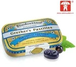 PZN-DE 00560420, Hager Pharma Grethers Pastilles Blackcurrant Silber Dose 60 g