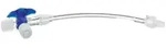 DISCOFIX C Dreiwegehahn blau m.10 cm Schlauch 1 St