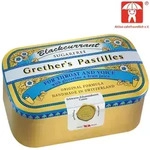 Grether ́s Pastilles Blackcurrant SILBER F&Uuml;R HALS & STIMME zuckerfrei 440 g