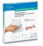 H&Ouml;GA STERIL Kompressen 7,5x7,5 cm 8fach 5X2 St Kompressen