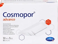 PZN-DE 03546490, Paul Hartmann COSMOPOR Advance 5x7,2 cm 10 St Pflaster, Grundpreis: