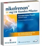 nikofrenon 14 mg/24 Stunden Pflaster, 14 St 14 St Pflaster transdermal