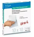 H&Ouml;GA STERIL Kompressen 10x10 cm 8fach 5X2 St Kompressen