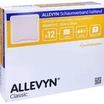 ALLEVYN Schaumverband 12x13 cm haftend 12 St Verband