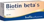 BIOTIN BETA 5 Tabletten 20 St Tabletten
