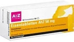 Eisentabletten AbZ 50mg 50 St Filmtabletten