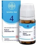 DHU Sch&uuml;&szlig;ler-Salz Nr. 4 Kalium chloratum D6 80 St Tabletten