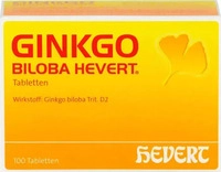 PZN-DE 20293990, Hevert-Arzneimittel GINKGO BILOBA HEVERT SL 100 St Tabletten,