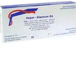 WELEDA HEPAR STANNUM D 4 Ampullen 8 St Ampullen