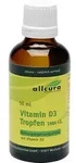 allcura Vitamin D3 Tropfen 1000 I.E. 50 ml Tropfen