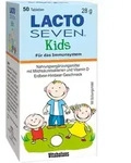 LACTO SEVEN Kids Erdbeer-Himbeer Geschmack 50 St Tabletten