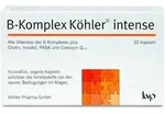 B-Komplex K&ouml;hler intense 30 St Kapseln