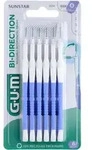 GUM BI-DIRECTION Interdentalb&uuml;rsten 0,6 mm hellblau 6 St Zahnb&uuml;rste