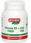 PZN-DE 18018762, Megamax B.V MEGAMAX Vitamin D3 1000IE + Zink 10MG 100 St Tabletten