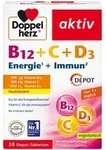 Doppelherz aktiv B12 + C + D3 Energie + Immun 30 St Tabletten