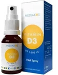 MEDIAKOS Vitamin D3 1000 IE Vital Spray 20 ml Spray