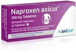 Naproxen axicur 250 mg Tabletten bei Regelschmerzen 10 St Tabletten