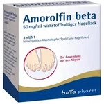 Amorolfin beta 50 mg/ml wirkstoffhaltiger Nagellack 3 ml Wirkstoffhaltiger Nagellack