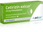 Cetirizin axicur 10 mg 20 St Filmtabletten
