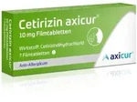 Cetirizin axicur 10 mg 7 St Filmtabletten