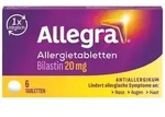 Allegra Allergietabletten - schnell bei Heuschnupfen & Allergien 6 St Tabletten