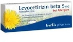 Levocetirizin Beta 5mg 20 St Filmtabletten