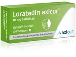 Loratadin axicur 10 mg 100 St Tabletten