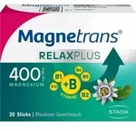 MAGNETRANS Relax+ 400 mg Granulat Sticks Blaubeere