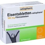 EISENTABLETTEN ratiopharm 100 mg Filmtabletten