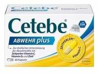 Cetebe ABWEHR plus Vitamin C+Vitamin D3+Zink Kapseln 60 St