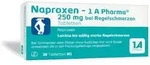 Naproxen - 1 A Pharma&reg; 250 mg bei Regelschmerzen