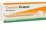Cetirizin Vividrin&reg; 10 mg Filmtabletten