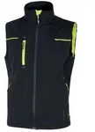 U-POWER Arbeitsweste Saturn schwarz carbon L