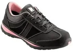 RUNNEX&reg; S2-Damen-Sicherheitshalbschuhe GirlStar, Schwarz/Pink
