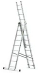 Drabest Aluminium-Anlegeleiter PRO, 150 kg, 9 Stufen