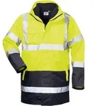 SPENCER 4in1 Warnschutz-Parka Gelb/Marine Gr&ouml;&szlig;e S - XXXXL