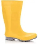 Lemigo Damen Gummistiefel, Regenstiefel Ilse" OB SRC CI Gelb 37"