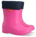 DINO gef&uuml;tterte Kinder-Gummistiefel aus EVA Pink 22/23