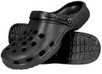 Clogs mit Fersenriemen schwarz 36