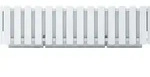 Prosperplast Balkonpflanzenhalter BOARDEE FENCE Wei&szlig; 58 cm