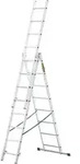 Drabest Aluminium-Haushaltsleiter 3-teilig, 150 kg 8 Stufen