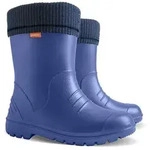 DINO gef&uuml;tterte Kinder-Gummistiefel aus EVA Dunkelblau 28/29