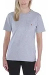 Carhartt Damen T-Shirt workwear pocket Grau XL