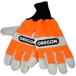 Arbeitshandschuhe aus Leder mit Schnittschutz von Oregon Orange Gr. 9