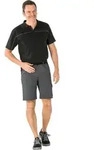Planam Highline Shorts schiefer/schwarz/rot M