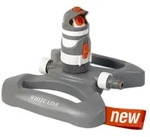 WhiteLine 2-Funktionen Drehsprinkler, Rasensprenger, Kreisregner